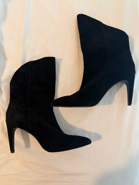 Rebecca Minkoff Black Suede Ankle Boots